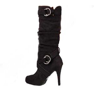 Black High Heel Boots